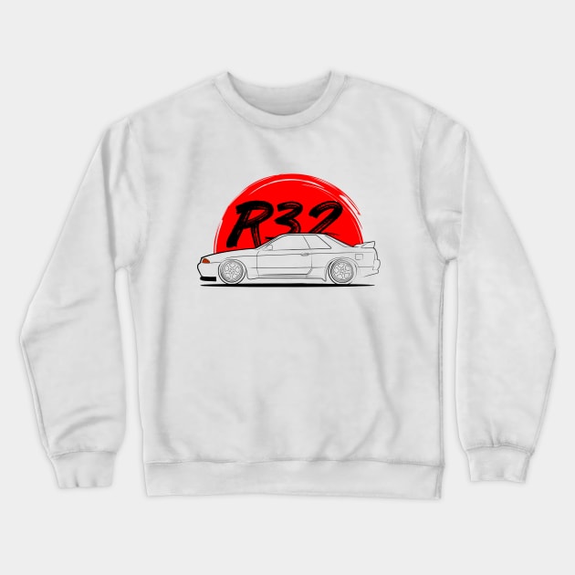 R32 GTR Crewneck Sweatshirt by turboosted